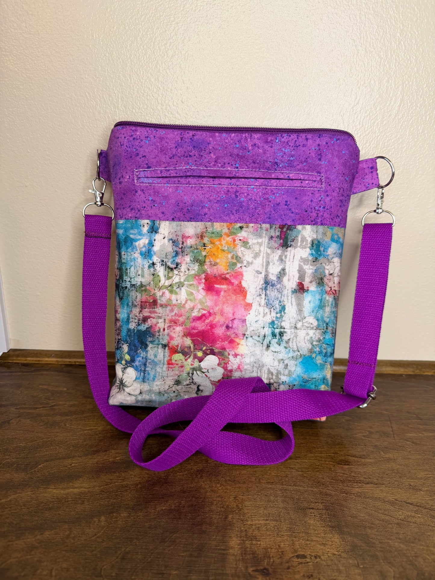 Sally Bag - Abstract Teal