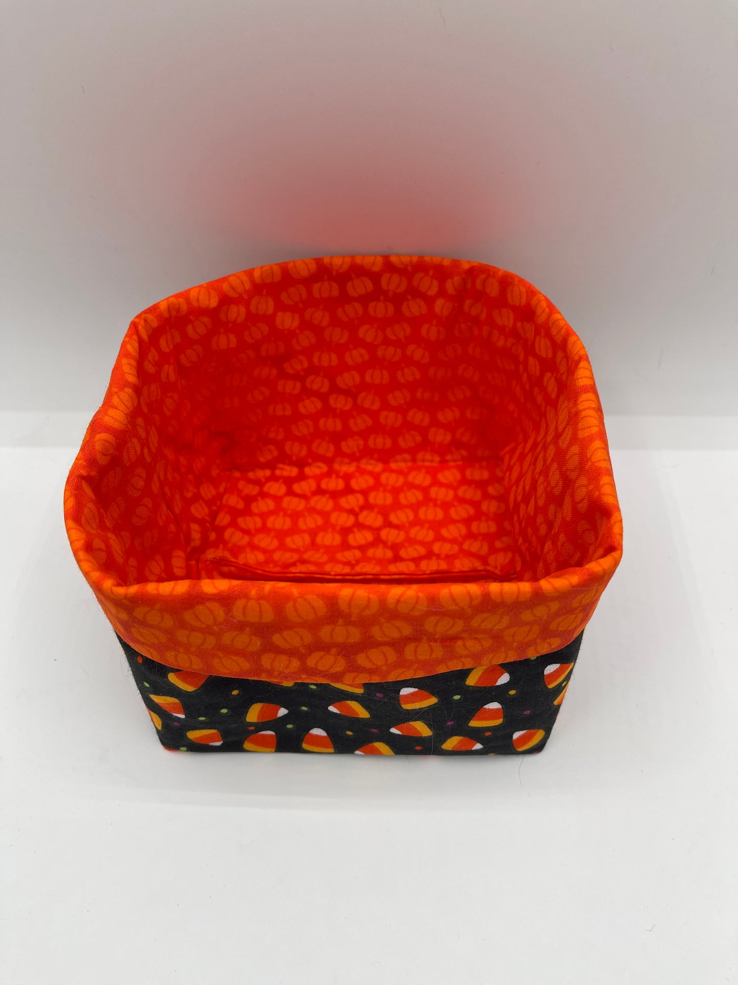 Square Basket - Candy Corn