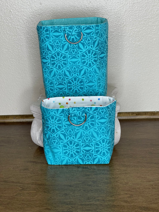 Car Vent Bag - Aqua Geometrics
