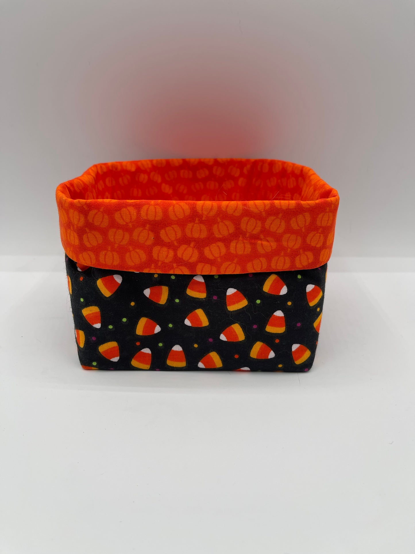 Square Basket - Candy Corn