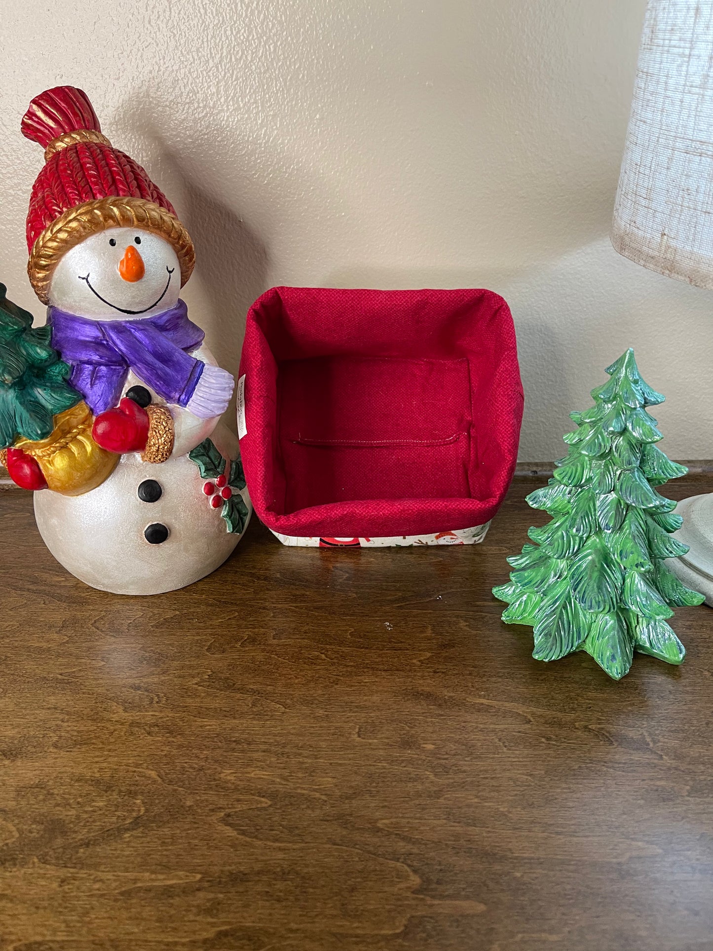 Square Basket - Christmas