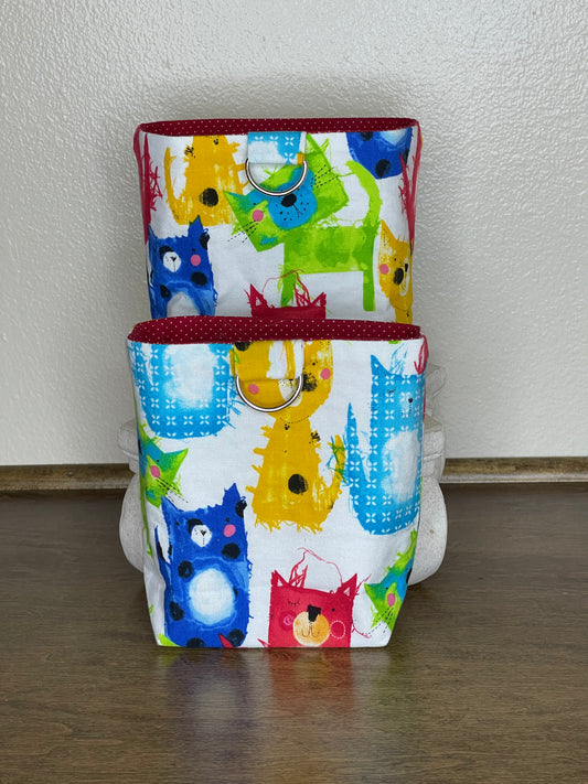 Car Vent Bag - Wacky Colorful Cats