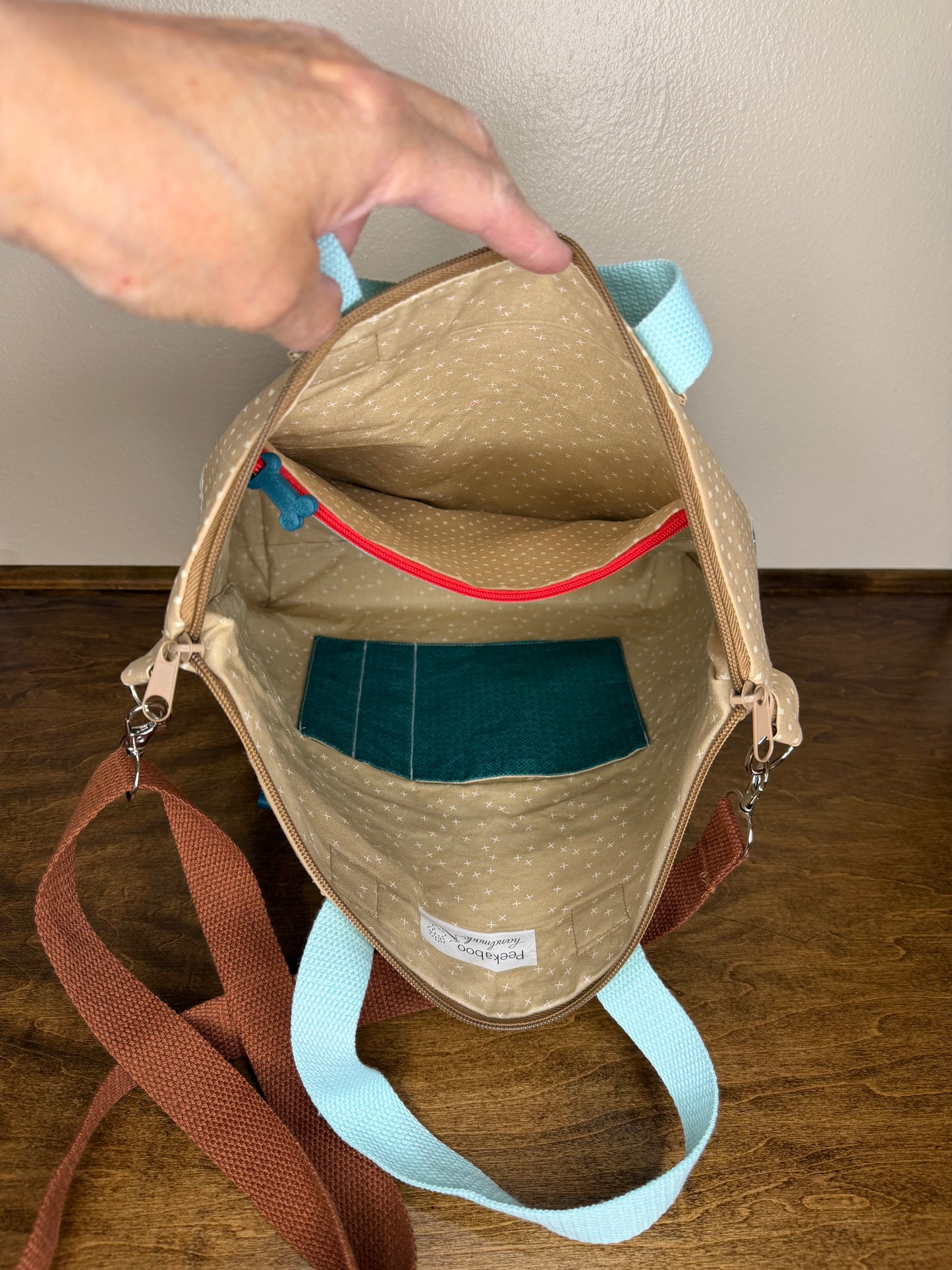 Mary Jane Tote - Dogs Panels