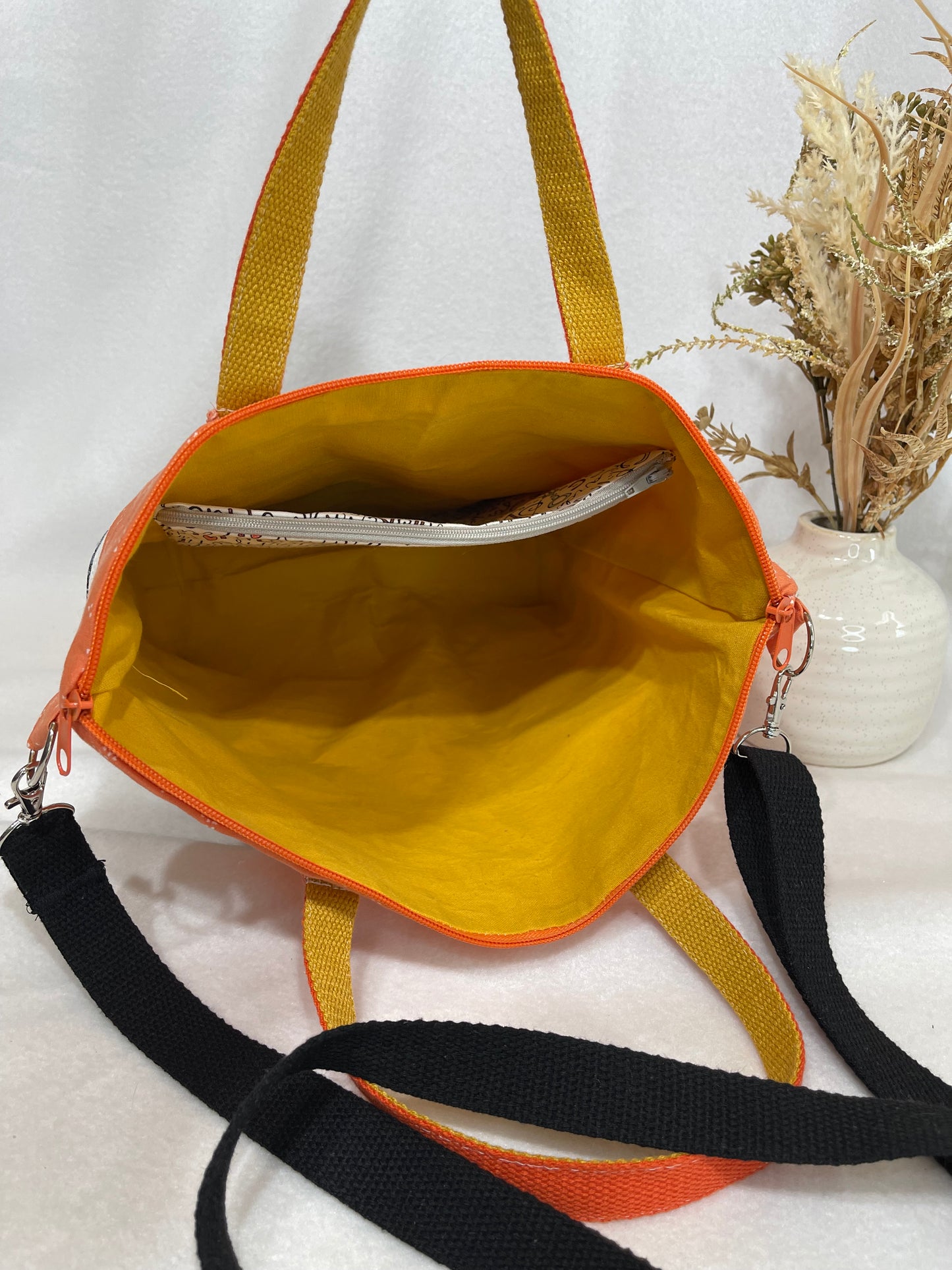Mary Jane Tote - Cats and Wine