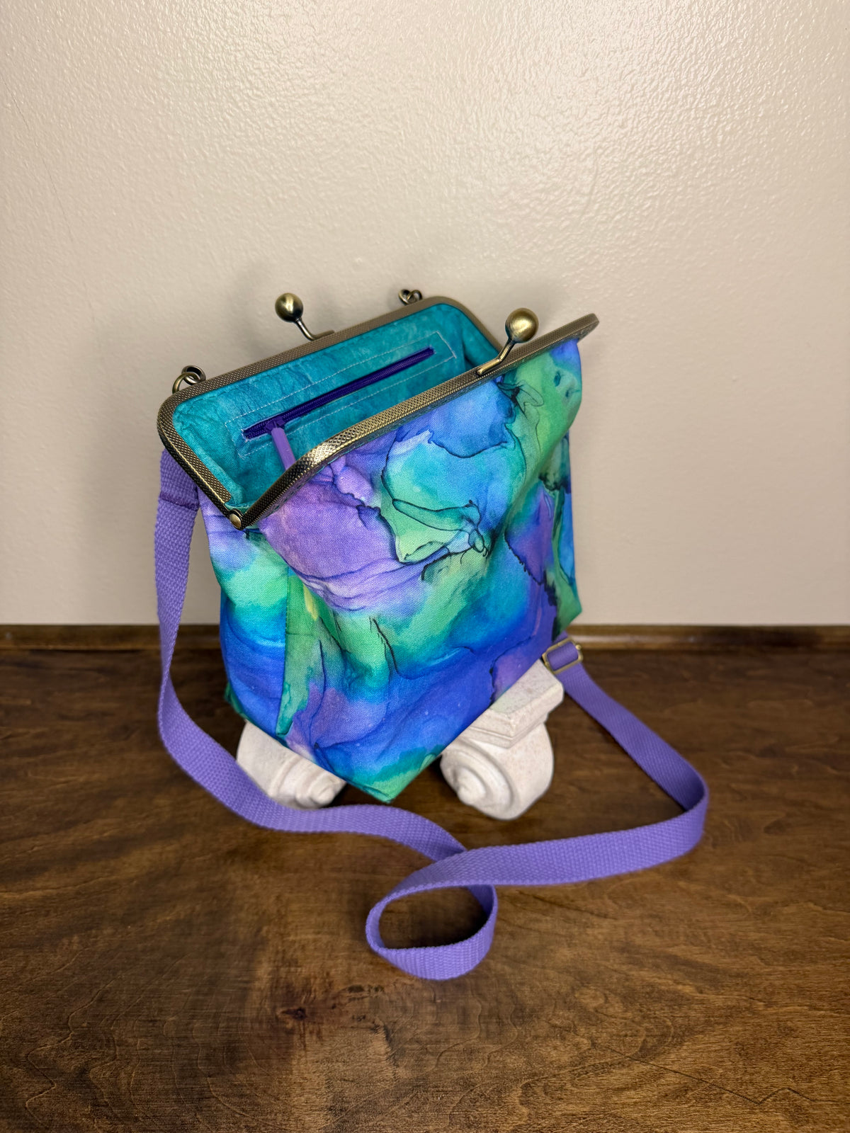 KISP Purse - Blue Marble
