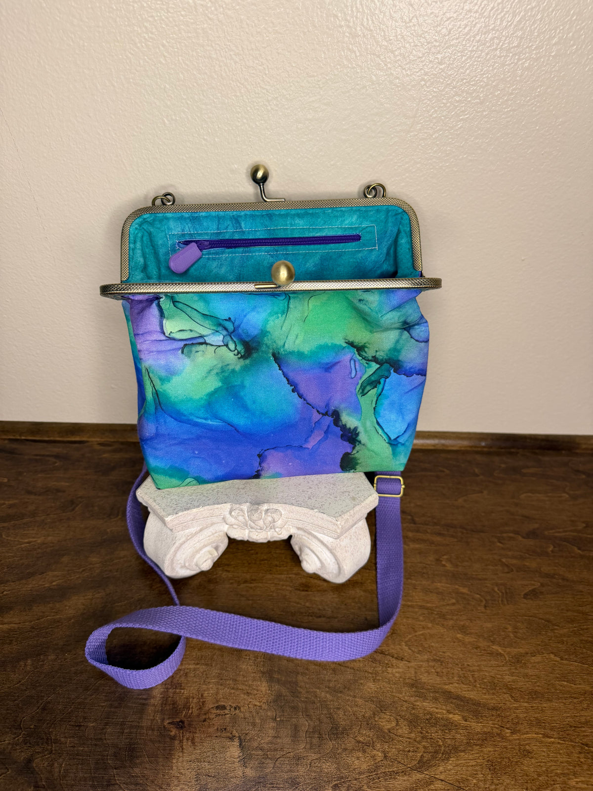 KISP Purse - Blue Marble
