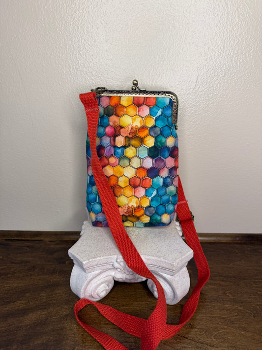 KISP Phone Purse - Colorful Geometrics