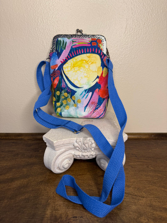 KISP Phone Purse - Abstract Rose