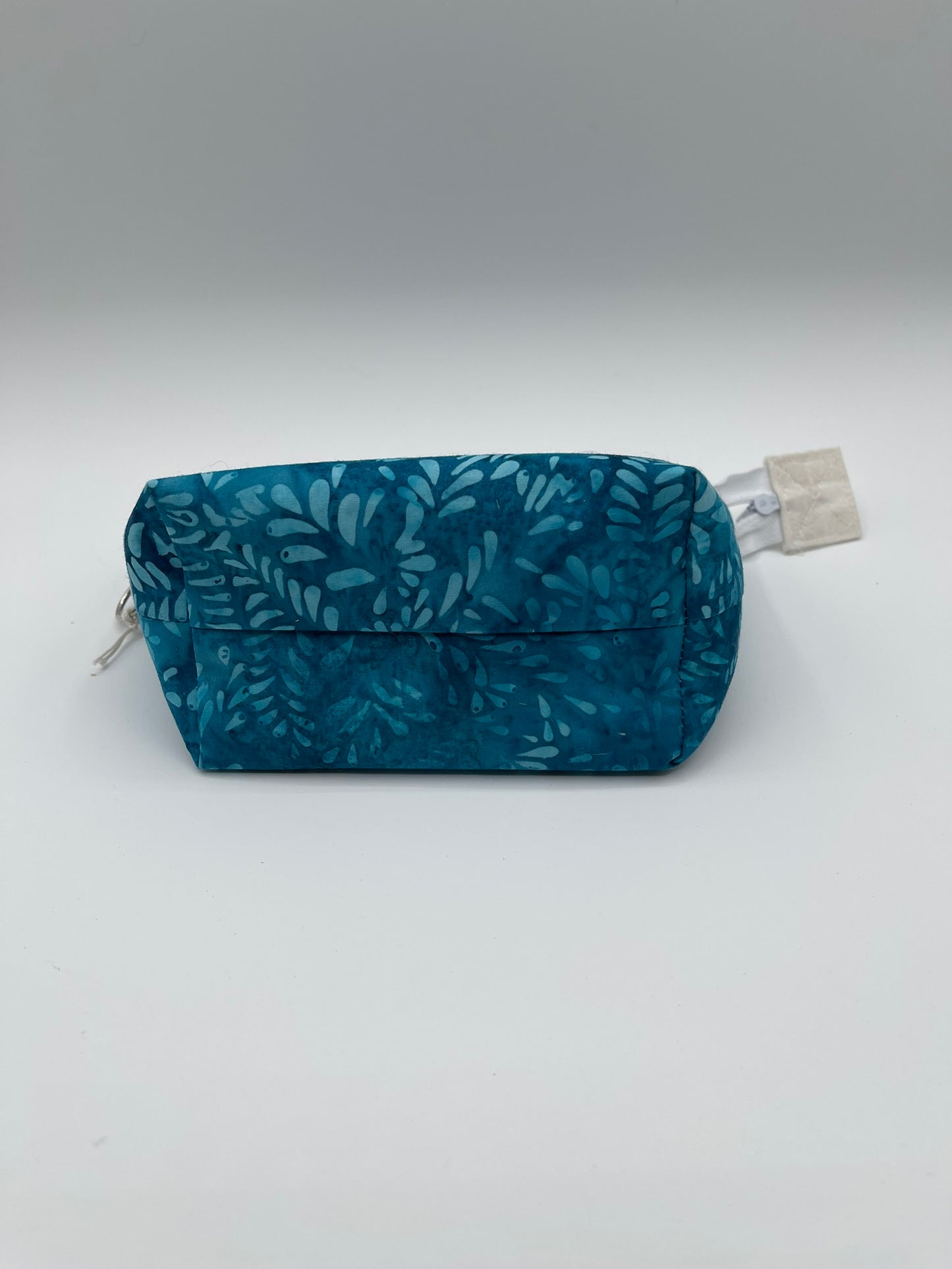 Zipper Bucket Bag - Blue Batik