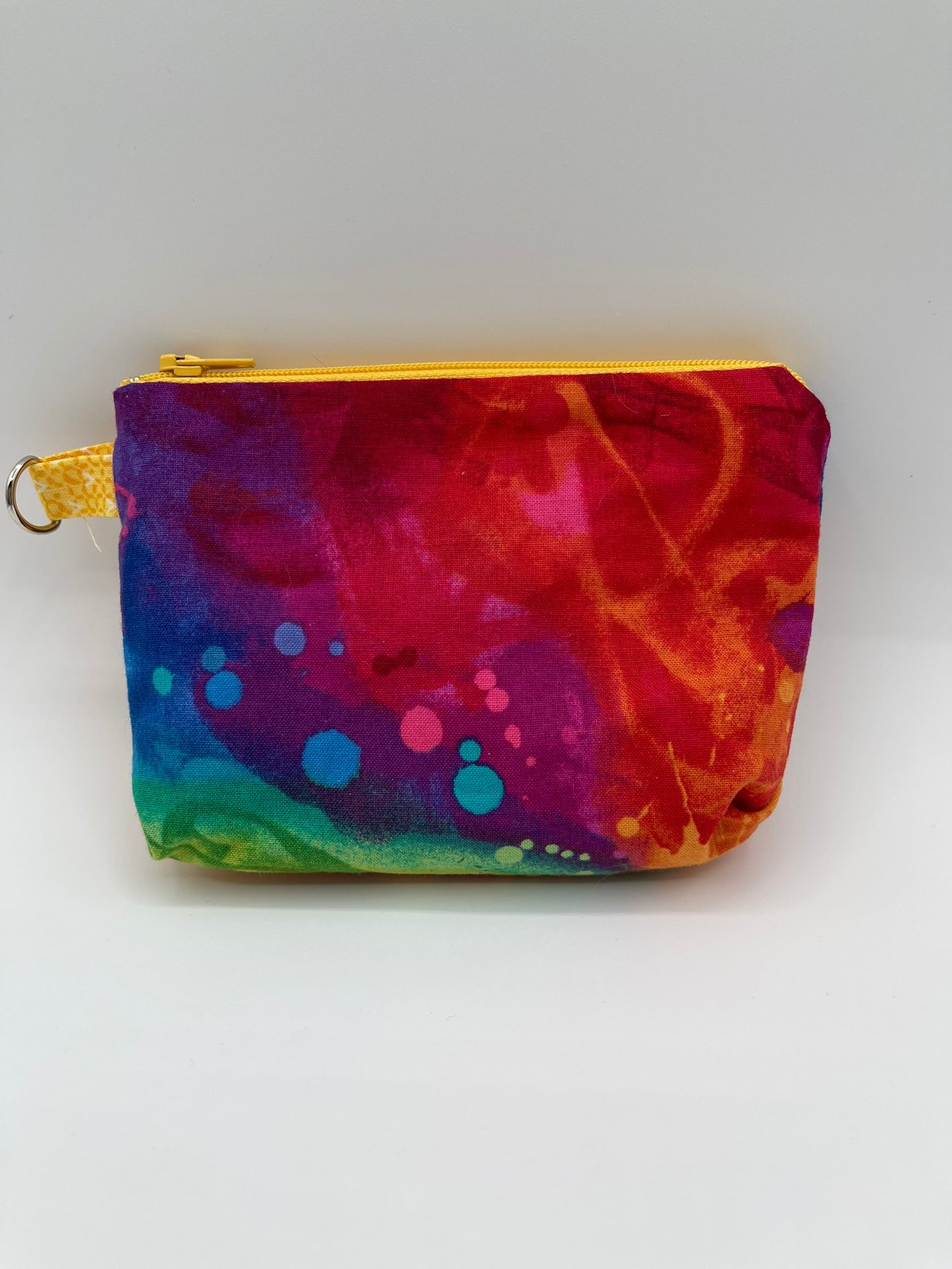 Flat Zipper Bag - Colorful Abstract Motion