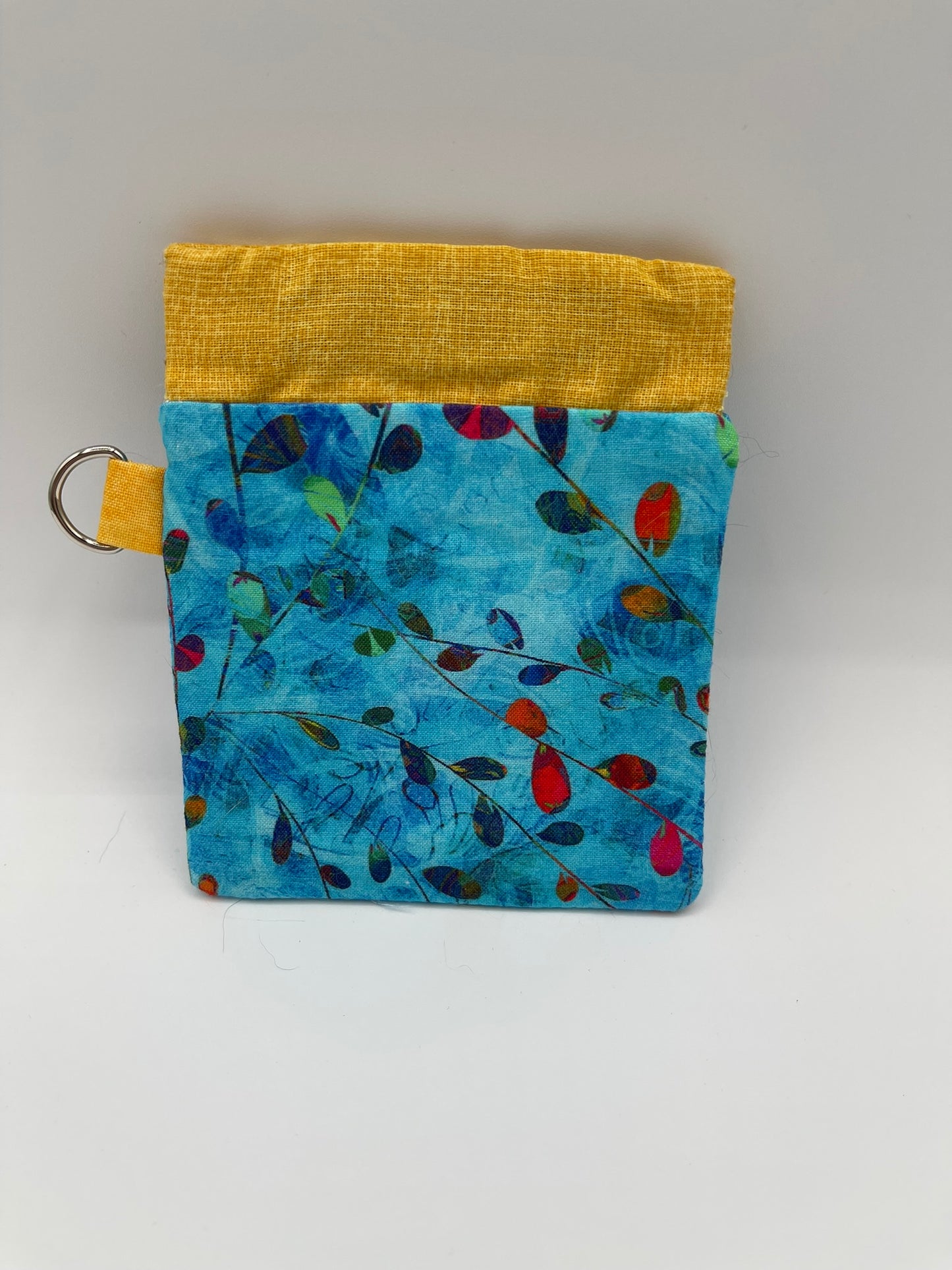 Snappy Bag - Colorful Leaves on Blue