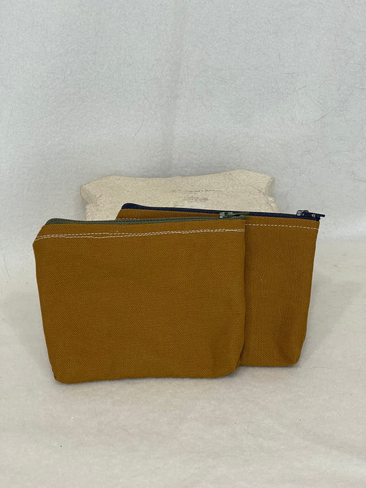 Utility Zipper Bag - Tan