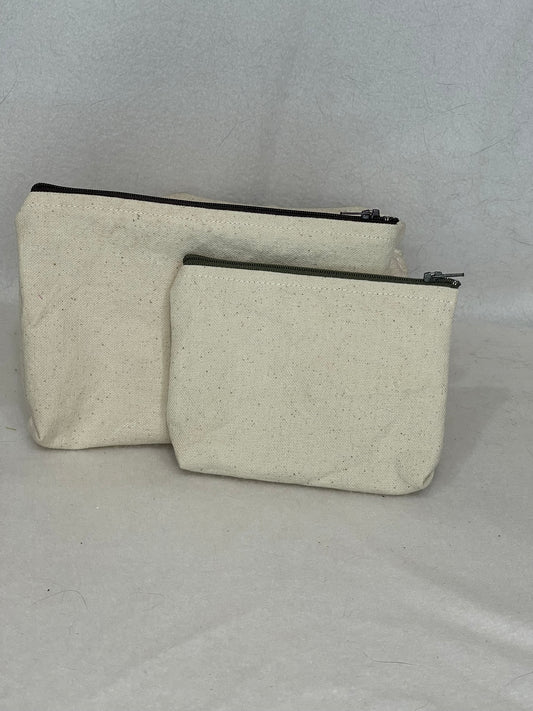 Utility Zipper Bag - White