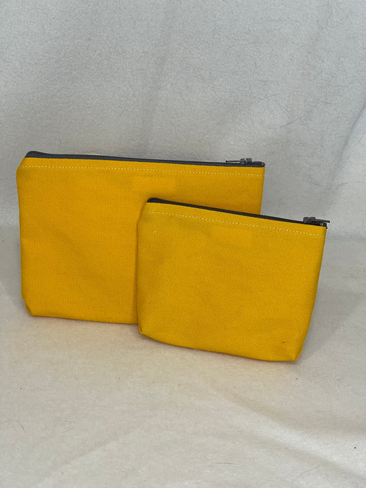 Utility Zipper Bag - Yellow